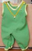 Одежда для кукол. 211 Комбез зеленый