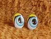 Глаза для игрушек - рисованные ГО-21-73 Глаза овальные 21мм