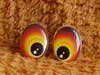 Глаза для игрушек - рисованные ГО-25-43л Глаза овальные 25мм