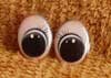 Глаза для игрушек - рисованные ГО-30-7л8л Глаза овальные 30мм